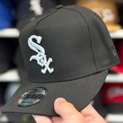 New Era Chicago White Sox '2003 All Star Game' A-Frame Black 9FIFTY Snapback | Blue Under Brim - Product Image