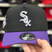 New Era Chicago White Sox '2003 All Star Game' A-Frame Black/Purple 9FORTY Snapback - Product Image