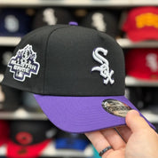New Era Chicago White Sox '2003 All Star Game' A-Frame Black/Purple 9FORTY Snapback - Product Image