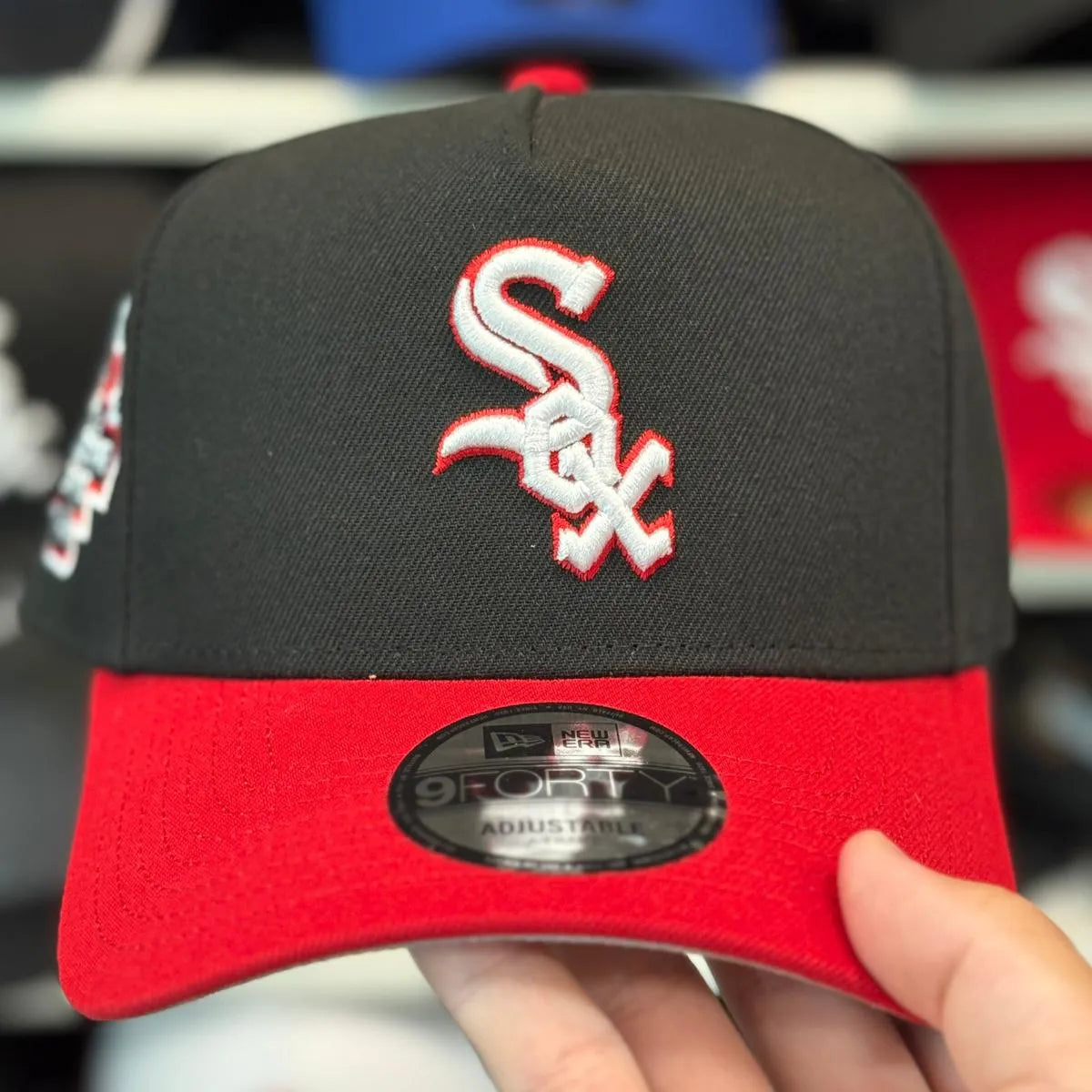 New Era Chicago White Sox '2003 All Star Game' A-Frame Black/Red 9FORTY Snapback - Product Image