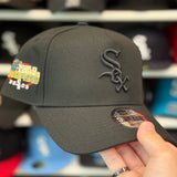 New Era Chicago White Sox '2005 World Series' A-Frame All Black 9FORTY Snapback - Scarlet