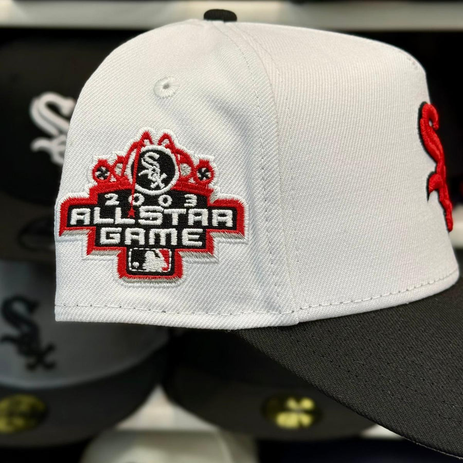New Era Chicago White Sox 'All Star Game' Patch A-Frame White/Red 9FORTY Snapback - Product Image