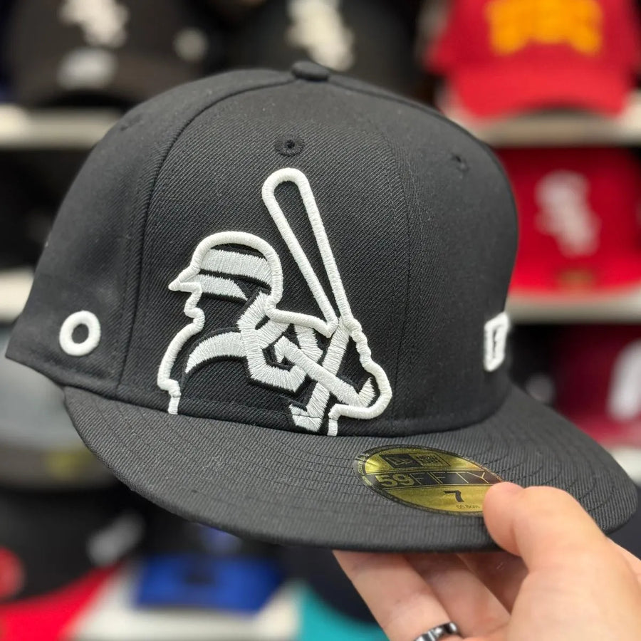New Era Chicago White Sox 'Batterman' Black 59FIFTY Fitted Hat - Product Image