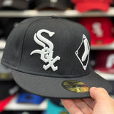 New Era Chicago White Sox 'Dual Logo' Black 59FIFTY Fitted Hat