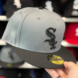New Era Chicago White Sox Grey/Black 59FIFTY Fitted Hat