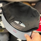 New Era Chicago White Sox 'Old English Font' Black 9FIFTY Snapback - Product Image