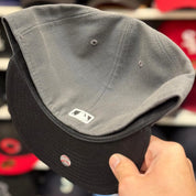New Era Chicago White Sox 'Outline Logo' Grey/Black 59FIFTY Fitted Hat - Product Image