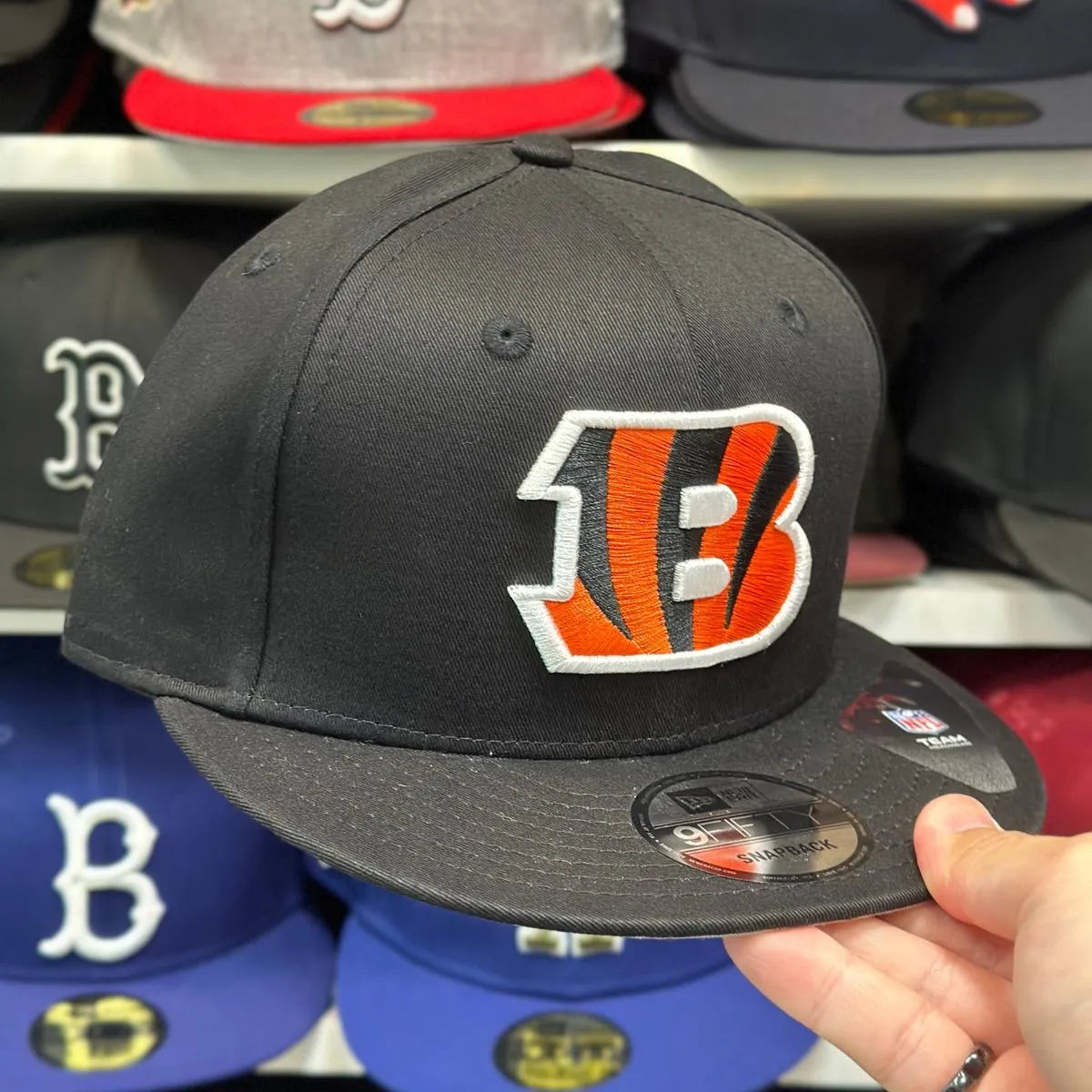 New Era Cincinnati Bengals Black 9FIFTY Snapback - Product Image