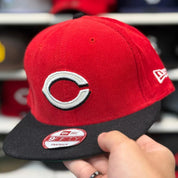 New Era Cincinnati Reds Corduroy Red/Black 9FIFTY Snapback - Product Image