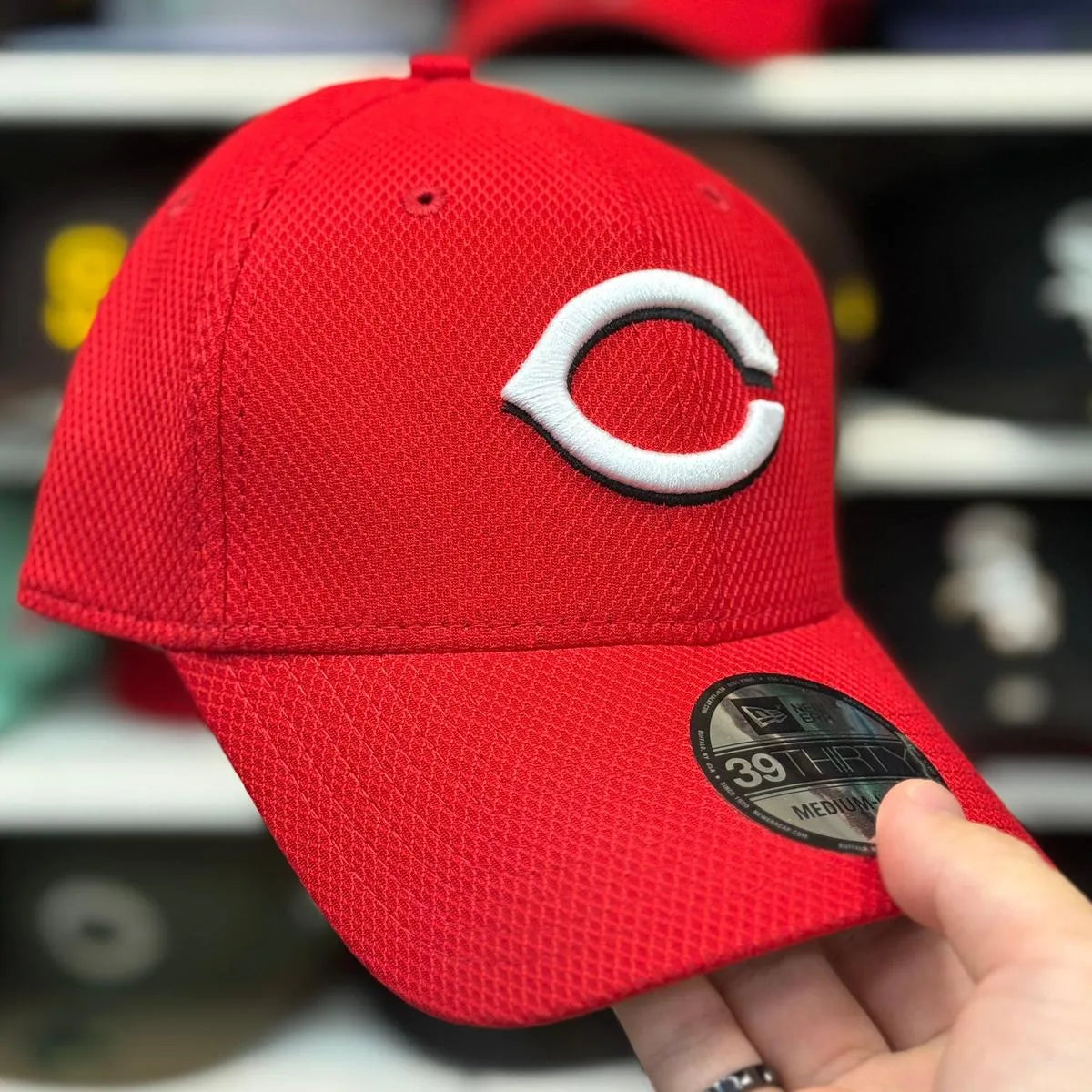 New Era Cincinnati Reds Red 39THIRTY Baseball Cap - Product Image