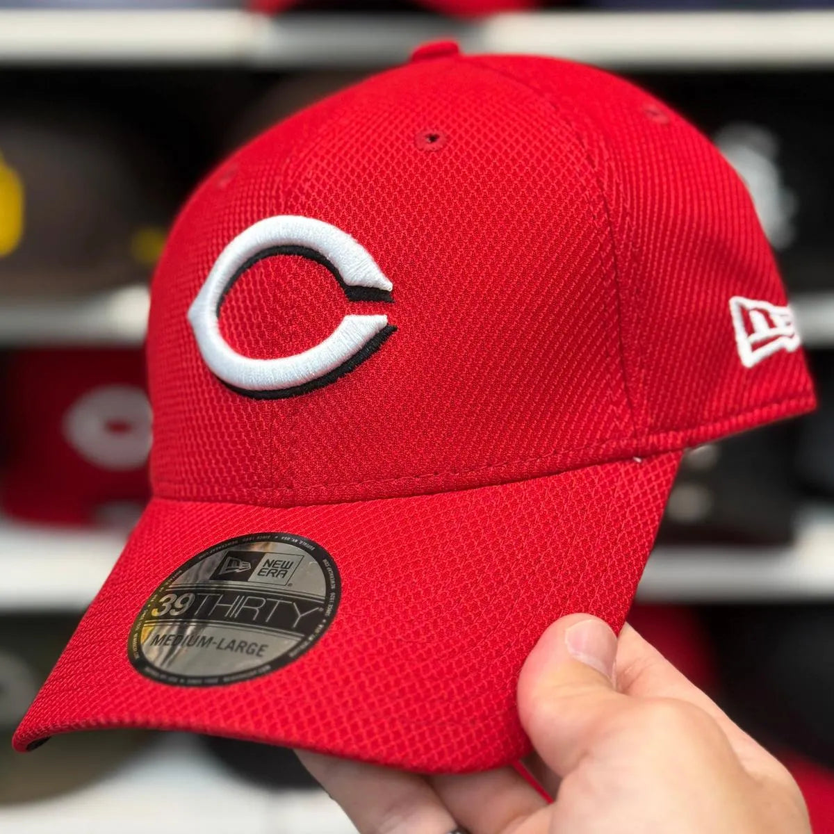 New Era Cincinnati Reds Red 39THIRTY Baseball Cap - Product Image