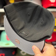 New Era Cleveland Indians 'C' All Black 59FIFTY Fitted Hat - Product Image
