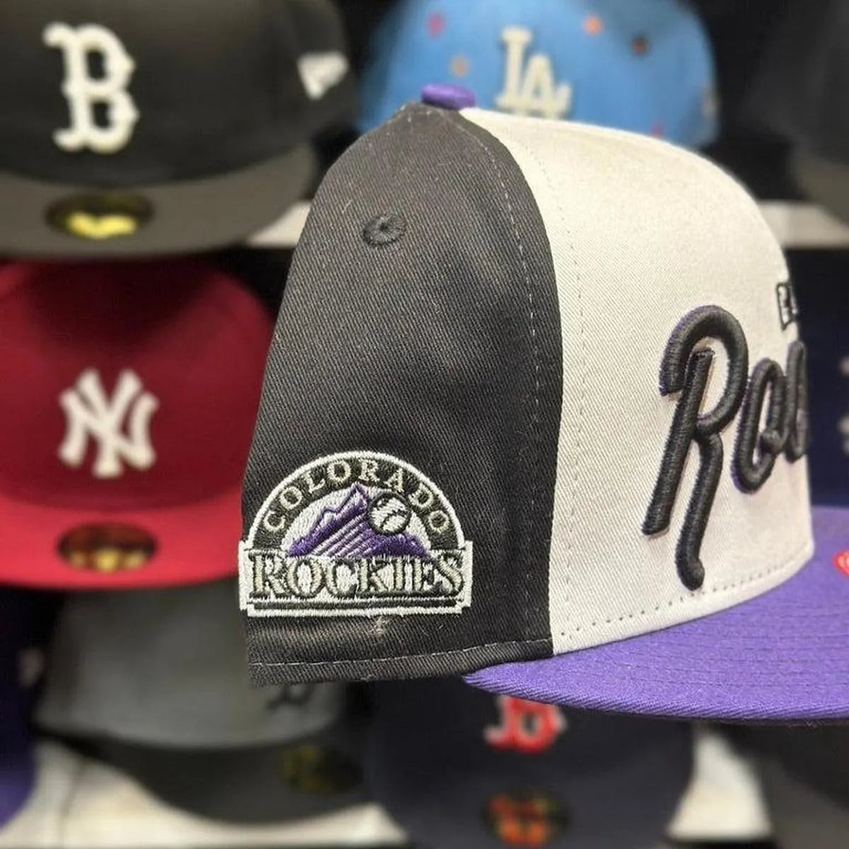New Era Colorado Rockies Multicolor Vintage 9FIFTY Snapback - Product Image