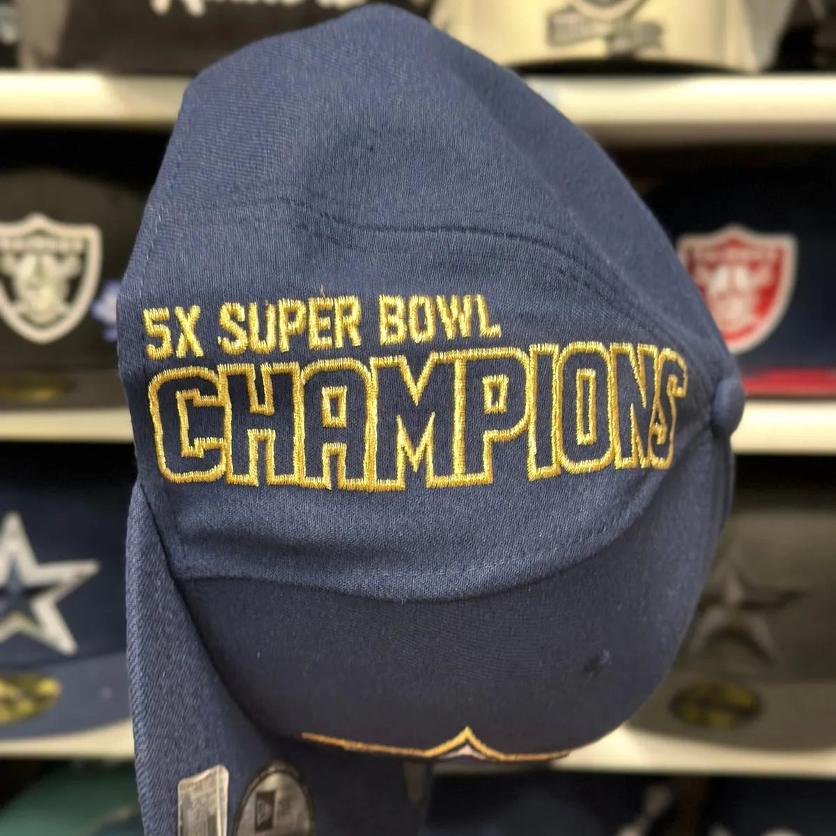 New Era Dallas Cowboys '5x Super Bowl Champion' Navy 9FIFTY Snapback - Product Image