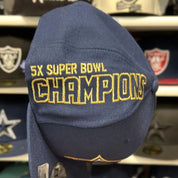 New Era Dallas Cowboys '5x Super Bowl Champion' Navy 9FIFTY Snapback - Product Image