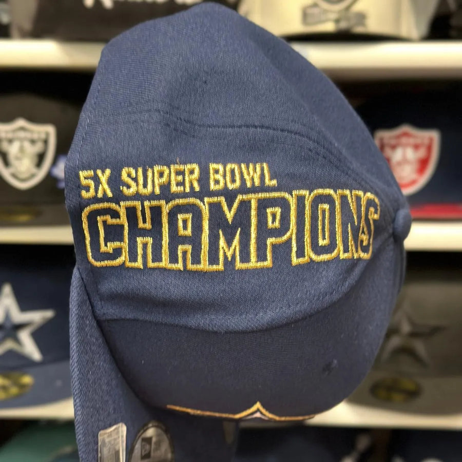 New Era Dallas Cowboys '5x Super Bowl Champion' Navy 9FIFTY Snapback - Product Image