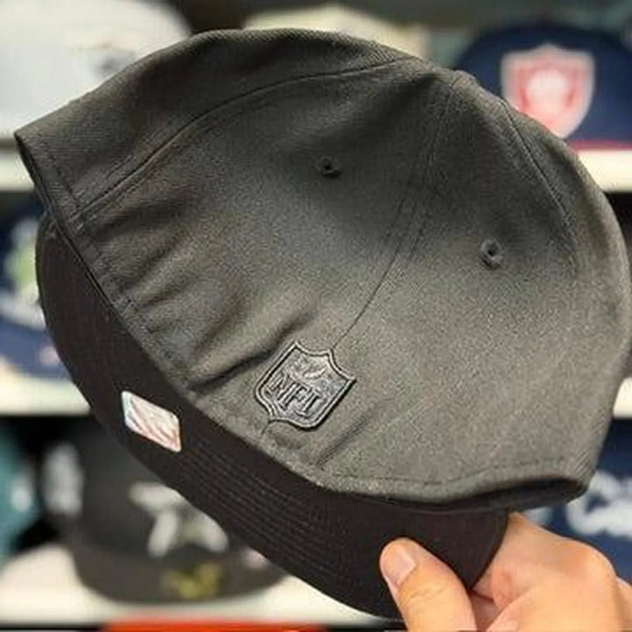 New Era Dallas Cowboys All Black 59FIFTY Fitted Hat - Product Image