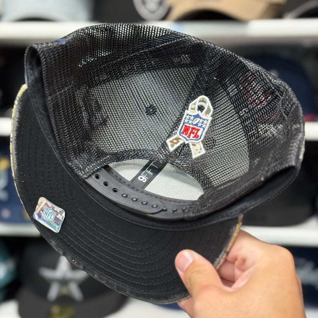 New Era Dallas Cowboys 'Draft Day Trucker' Camouflage 9FIFTY Adjustable Snapback Hat - Product Image