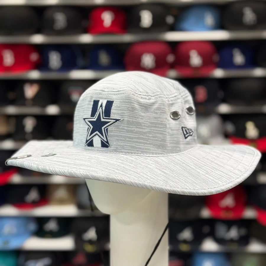New Era Dallas Cowboys Fisherman Hat | Silver / Blue Under Brim - Product Image