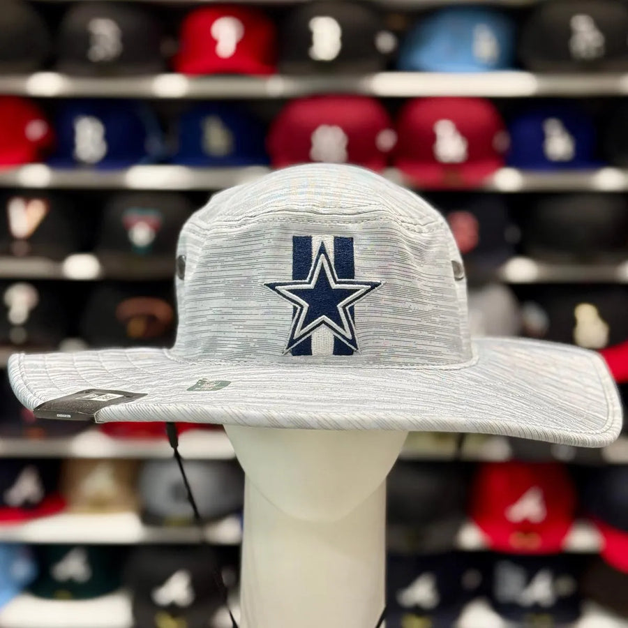 New Era Dallas Cowboys Fisherman Hat | Silver / Blue Under Brim - Product Image
