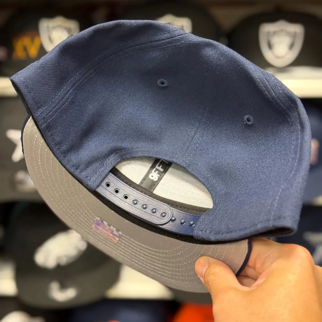 New Era Dallas Cowboys Navy Monochrome 9FIFTY Adjustable Snapback Hat - Product Image