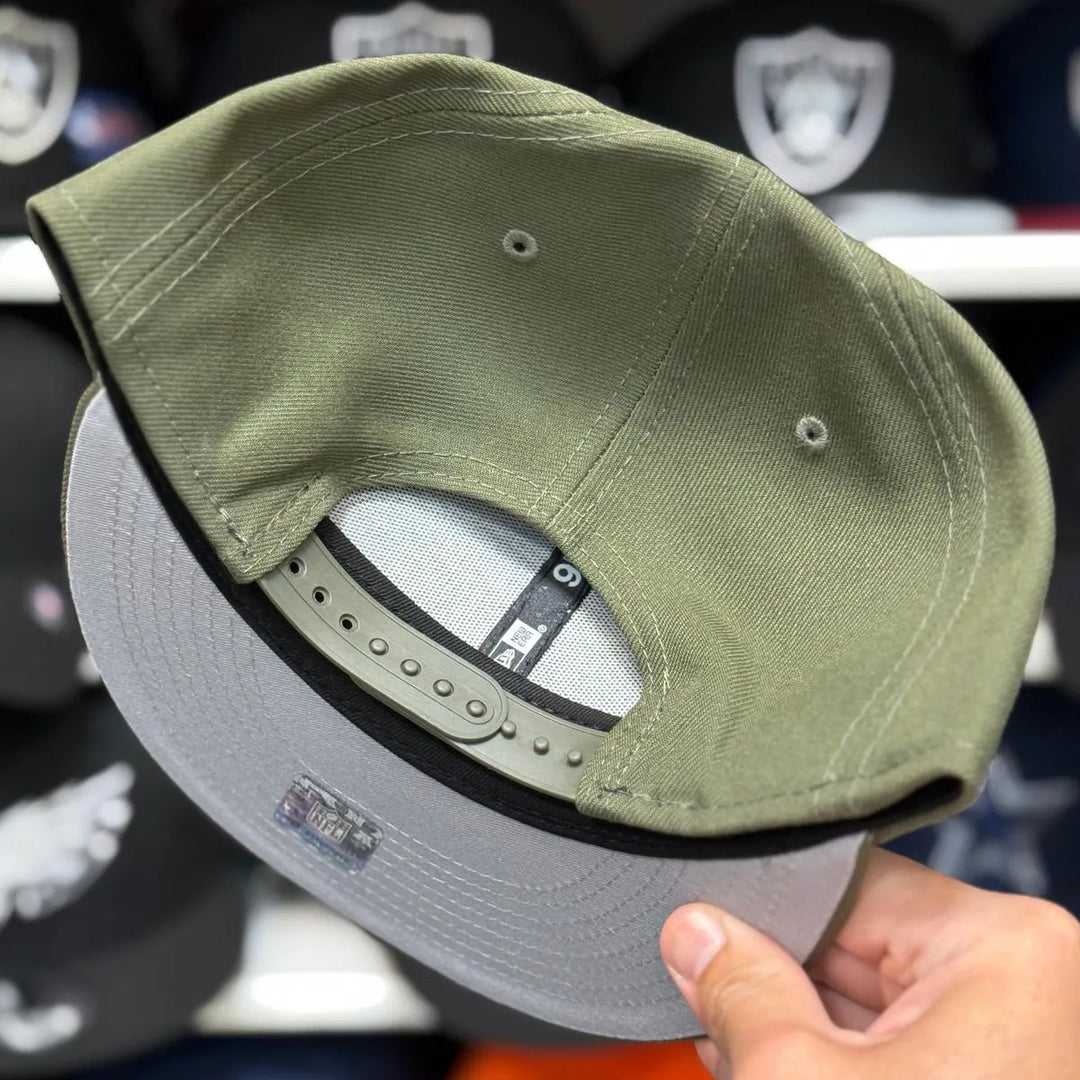 New Era Dallas Cowboys Olive 9FIFTY Adjustable Snapback Hat - Product Image