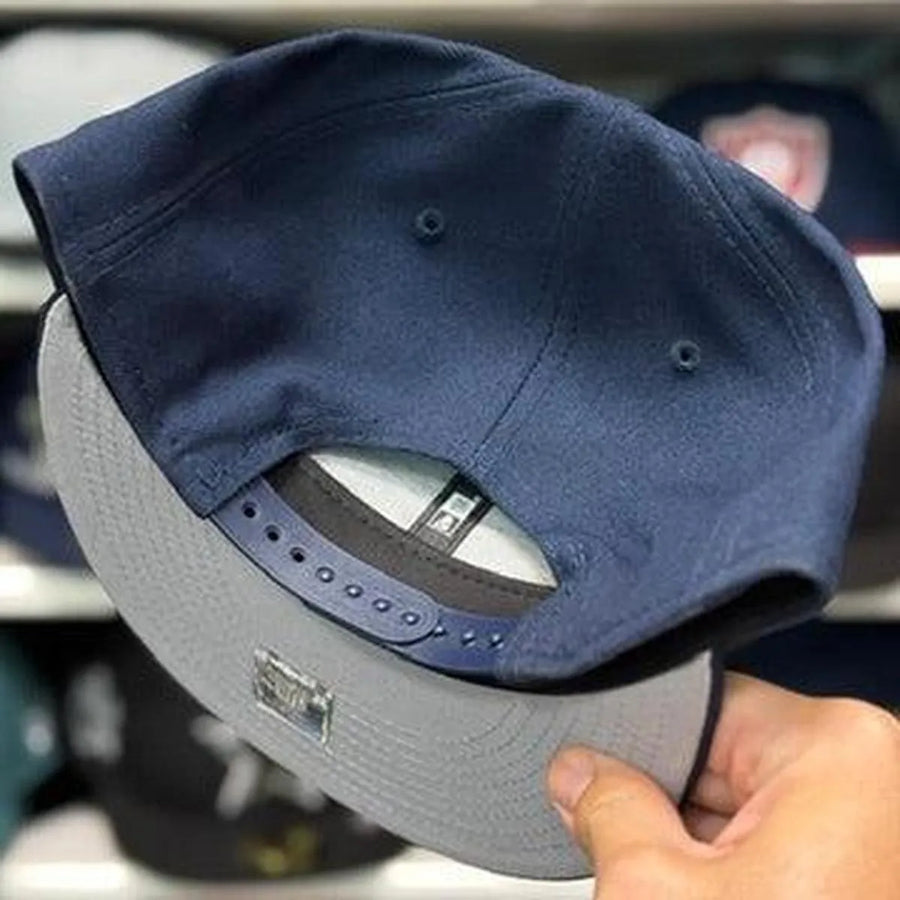 New Era Dallas Cowboys 'Script Logo' Navy/Silver 9FIFTY Snapback - Product Image