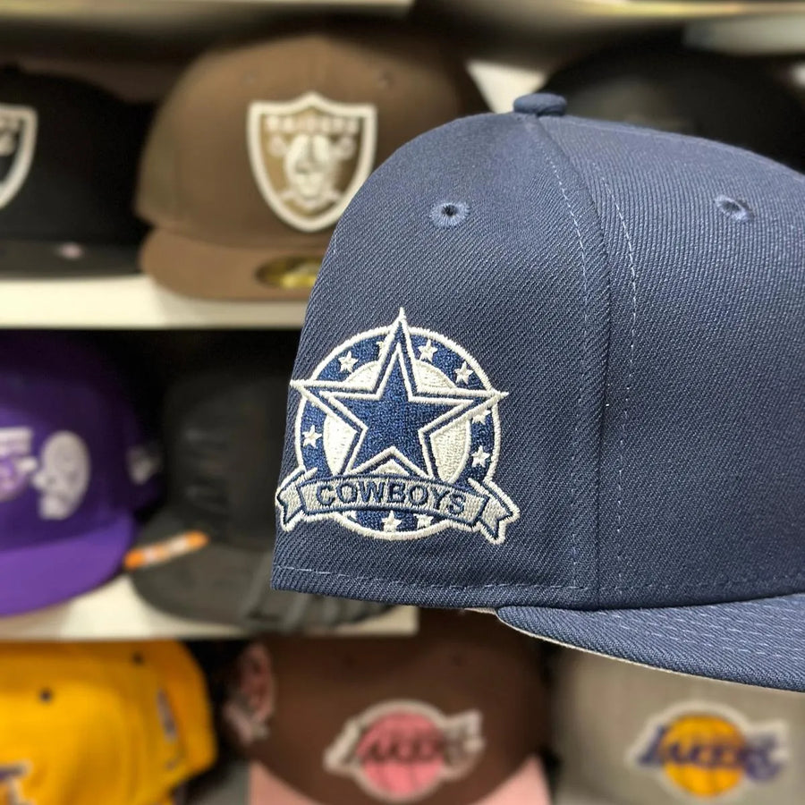 New Era Dallas Cowboys 'Star Patches' Navy/Gold 9FIFTY Snapback - Product Image
