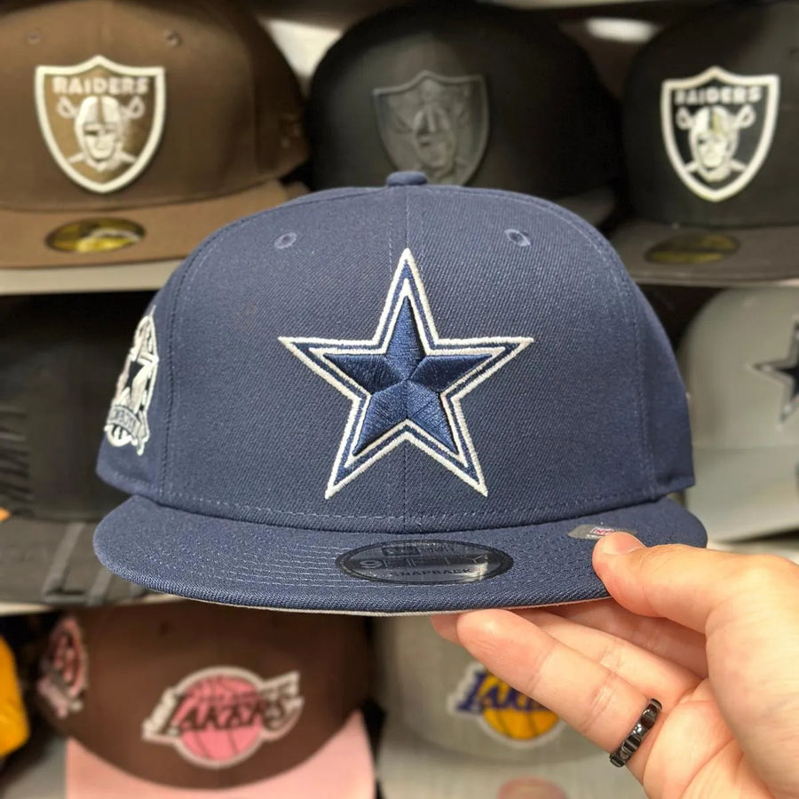 New Era Dallas Cowboys 'Star Patches' Navy/Gold 9FIFTY Snapback - Product Image