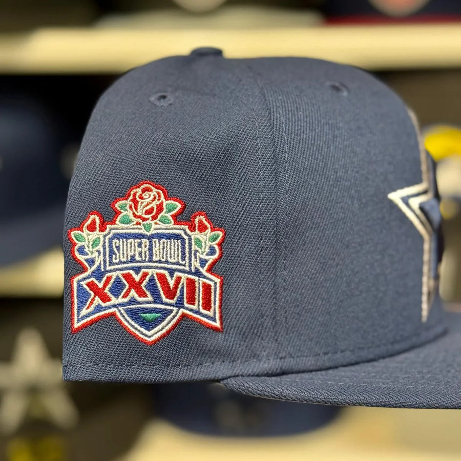 New Era Dallas Cowboys 'Super Bowl' Navy 9FIFTY Snapback - Product Image