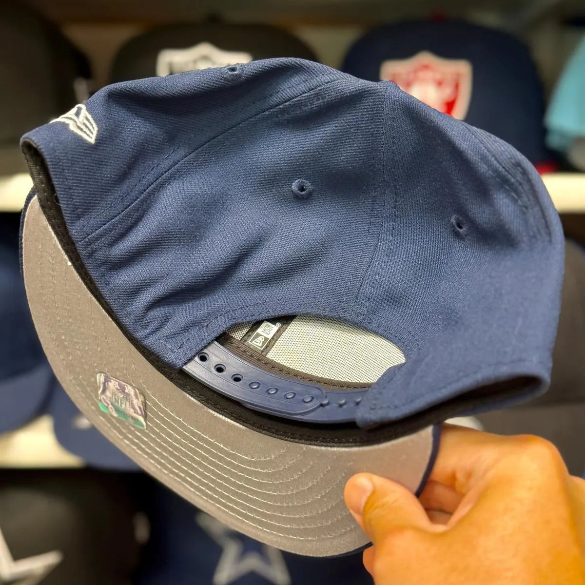 New Era Dallas Cowboys 'Super Bowl' Navy 9FIFTY Snapback - Product Image
