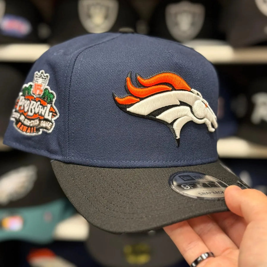 New Era Denver Broncos '2003 Pro Bowl All Star Game' A-Frame Blue/Black 9FIFTY Snapback - Product Image