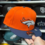 New Era Denver Broncos Orange/Navy 9FIFTY Snapback - Product Image
