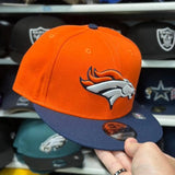 New Era Denver Broncos Orange/Navy 9FIFTY Snapback