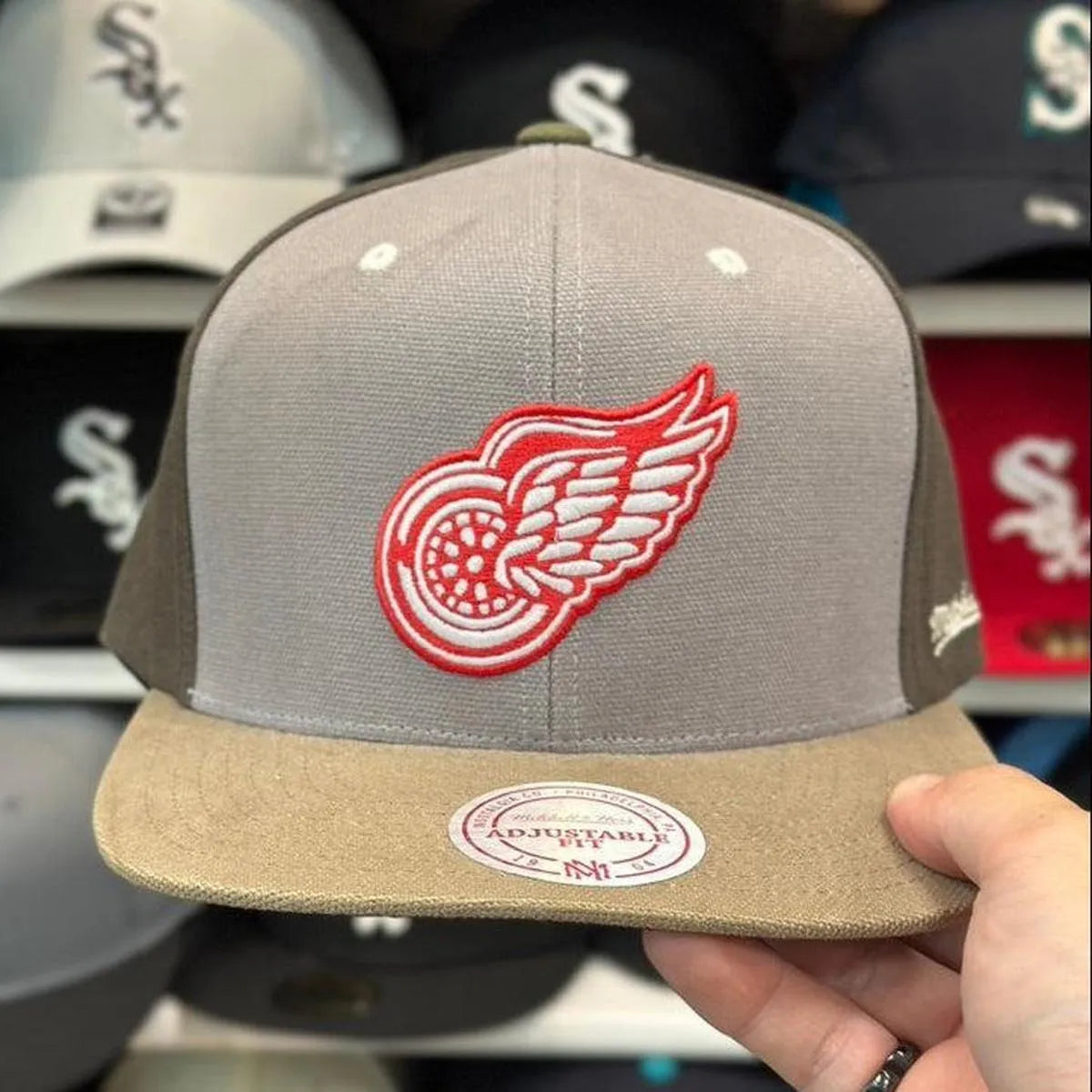 New Era Detroit Red Wings Multicolor Vintage 9FIFTY Snapback - Product Image
