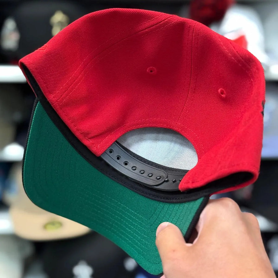 New Era Diablos Rojos del México '2024 Campeon' A-Frame Red/Black 9FORTY Snapback | Glow in the Dark - Product Image