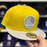 New Era Golden State Warriors Yellow/Silver 59FIFTY Fitted Hat