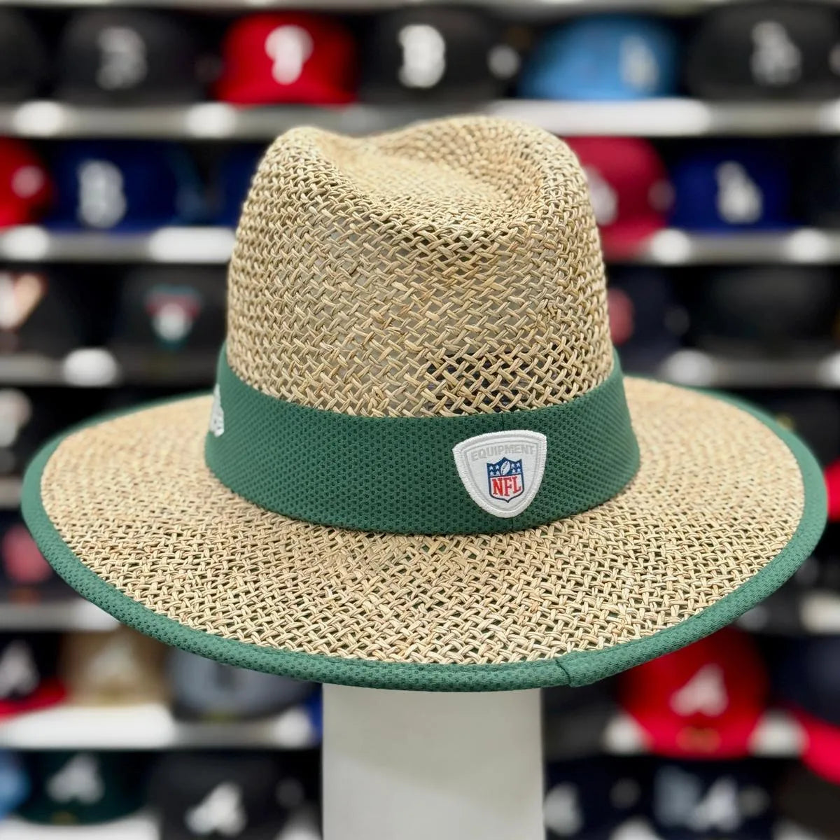 New Era Green Bay Packers Straw Hat - Product Image