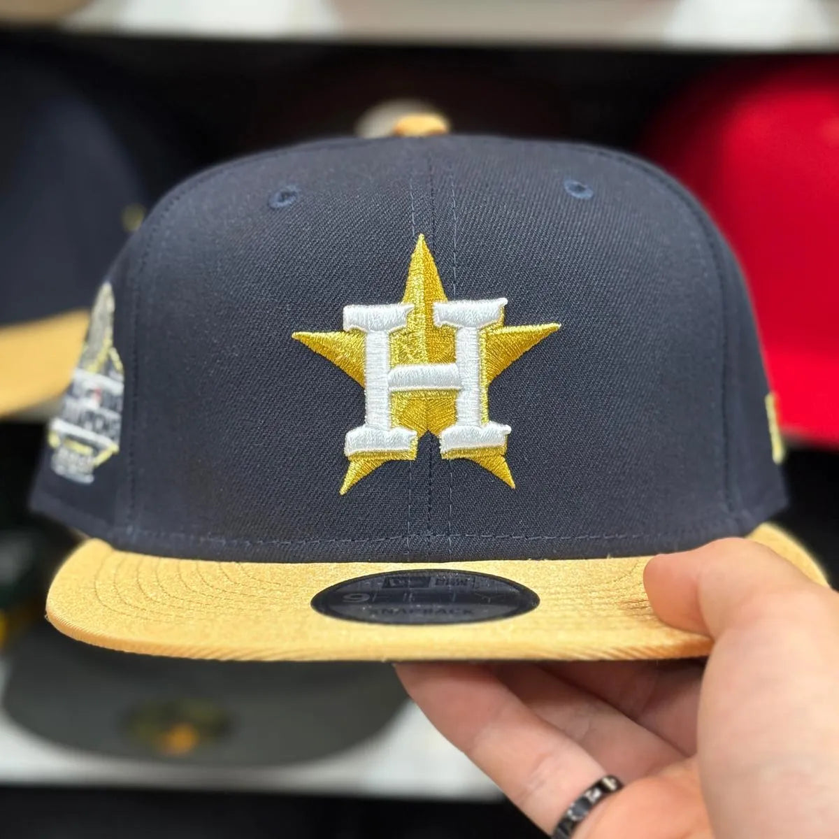 New Era Houston Astros ‘2022 World Series Champions’ Gold 9FIFTY Snapback - Product Image