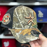 New Era Houston Astros '40th Anniversary' A-Frame Realtree 9FORTY Trucker Snapback