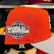 New Era Houston Astros 'World Series' A-Frame Orange/Silver 9FORTY Snapback - Product Image