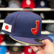 New Era Japan 2026 World Baseball Classics Navy 59FIFTY Fitted Hat - Product Image