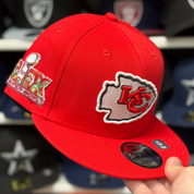 New Era Kansas City Chiefs 'Super Bowl LIV' Red 9FIFTY Snapback - Product Image
