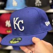 New Era Kansas City Royals Blue 59FIFTY Fitted Hat - Product Image
