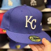 New Era Kansas City Royals Blue 59FIFTY Fitted Hat - Product Image