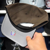 New Era Las Vegas Raiders '60th Anniversary' A-Frame Brown/Black 9FORTY Snapback - Product Image