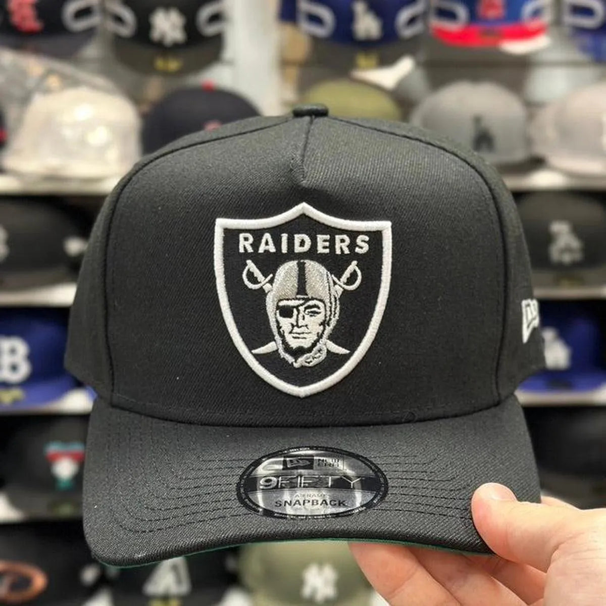 New Era Las Vegas Raiders A-Frame Black 9FIFTY Snapback - Product Image