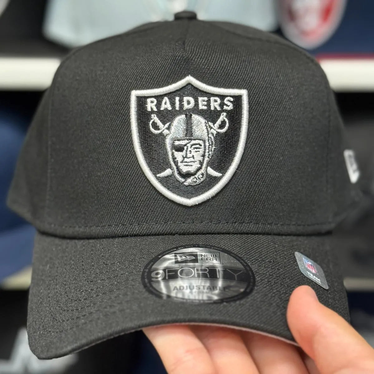New Era Las Vegas Raiders A-Frame Black 9FORTY Snapback - Product Image
