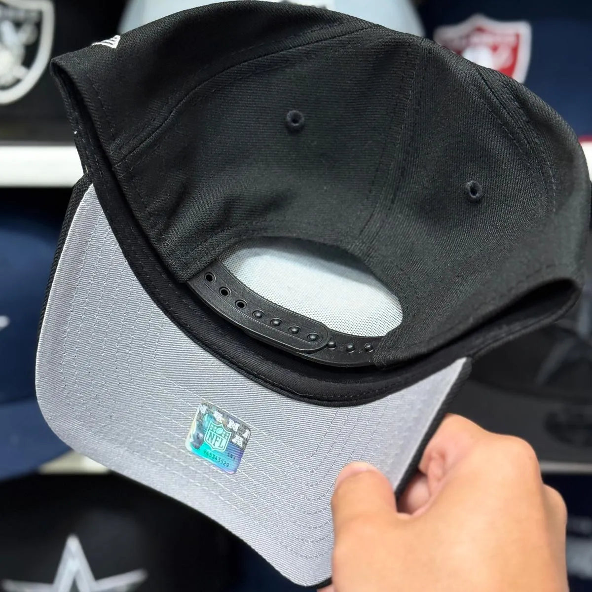 New Era Las Vegas Raiders A-Frame Black 9FORTY Snapback - Product Image