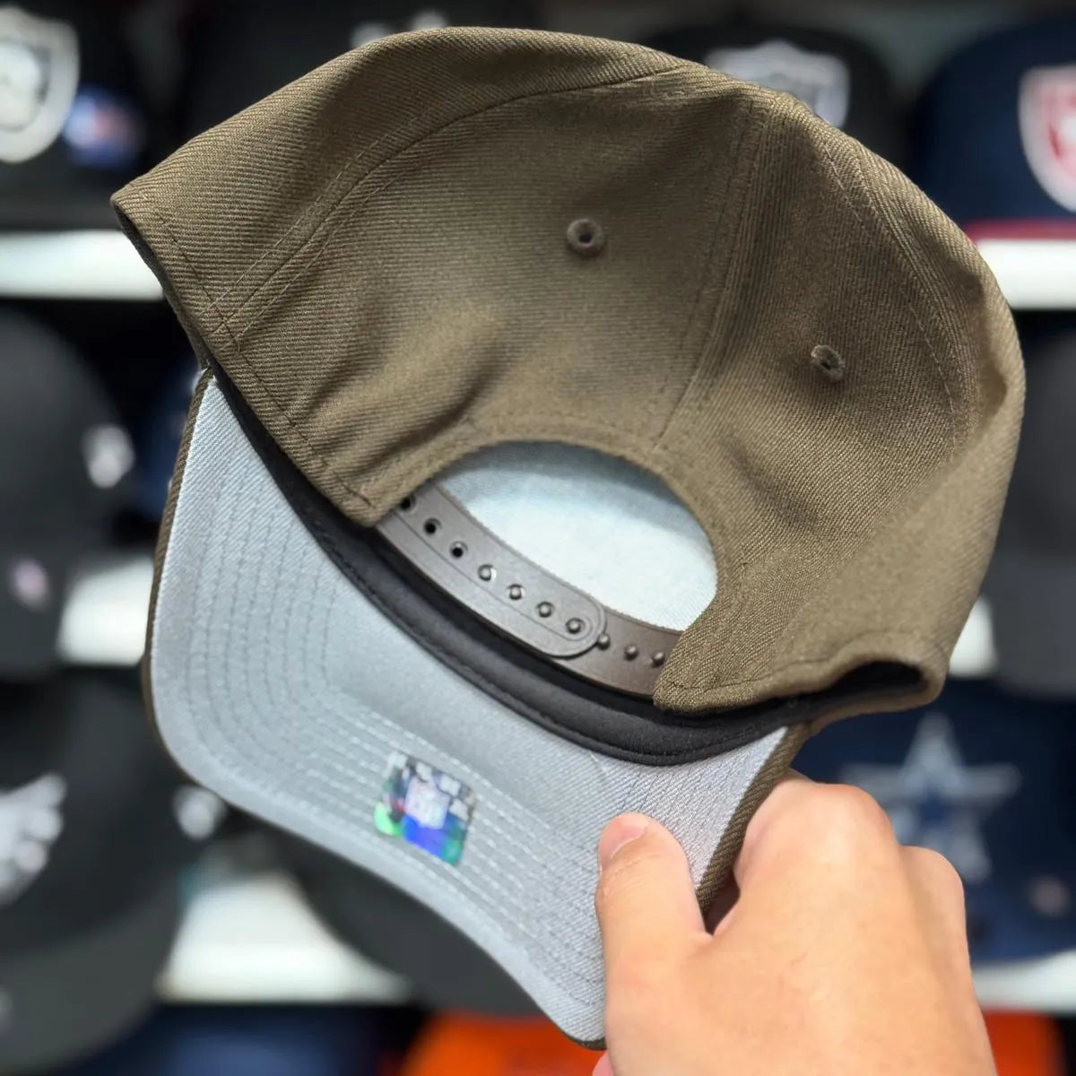 New Era Las Vegas Raiders A-Frame Brown 9FORTY Snapback - Product Image
